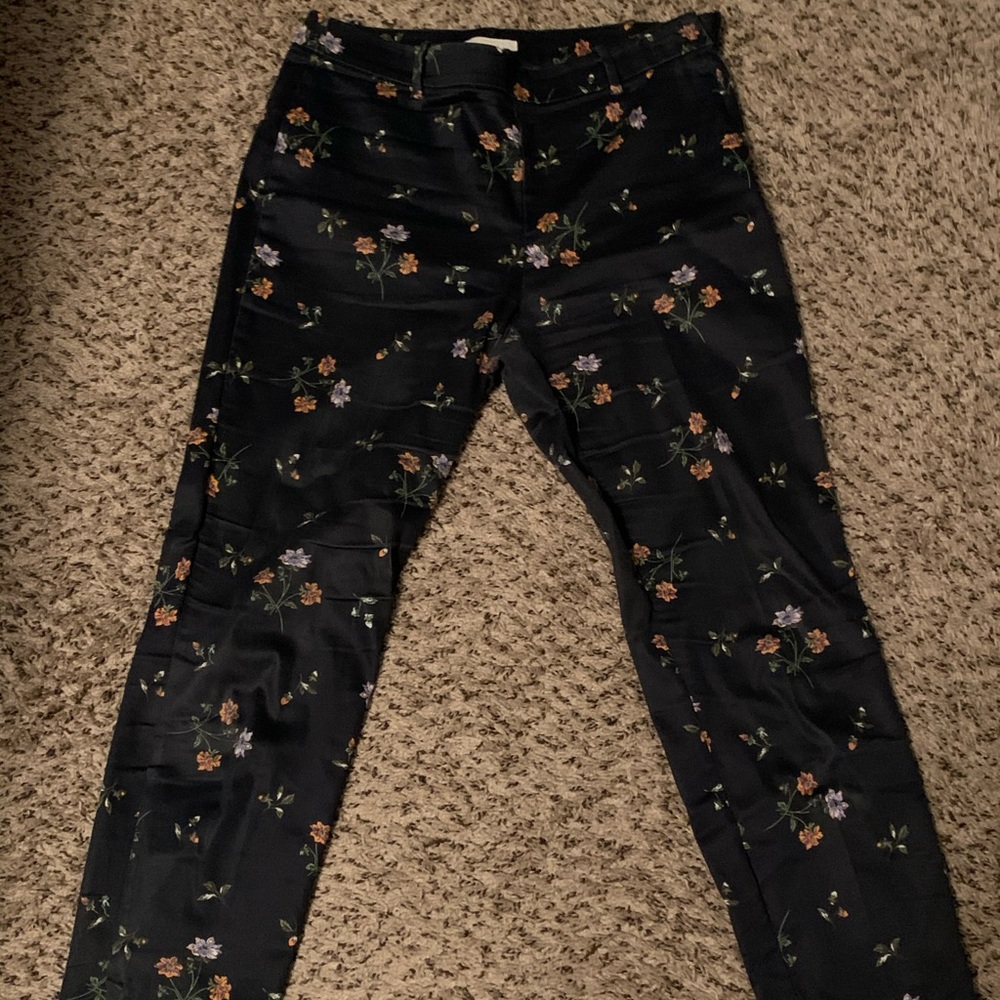Women’s H&m Floral Trouser Slacks